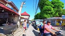Morning Scene on Calle Jose P. Rizal in Taal, Batangas, Philippines