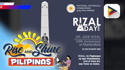 NHCP, inilabas ang tema ng Rizal Day; Mga nagawa ng pambansang bayani, dapat maging inspirasyon at tularan