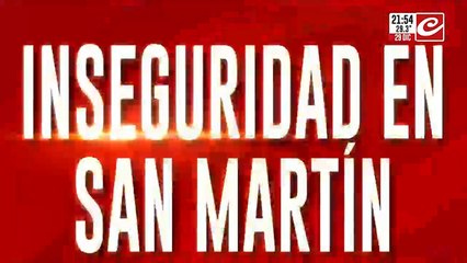 Inseguridad en San Martín: motochorros y comerciantes a los tiros