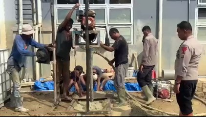 Pembuatan 300 Sumur Bor untuk Warga Korban Banjir Aceh Tamiang Dikebut