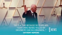Anthony Hopkins Marks 50 Years Sober With Message to Those Struggling _ E! News