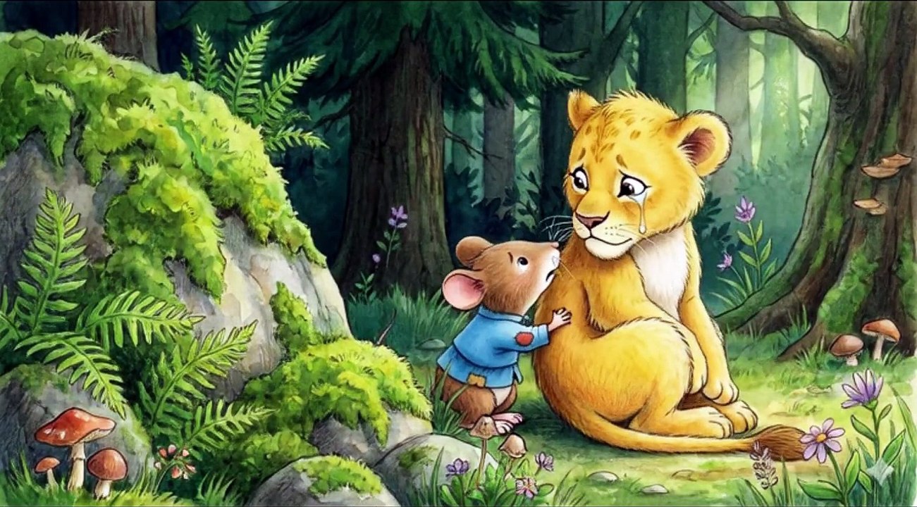 The Little Mouse and The Big Roar - English Story for Kids