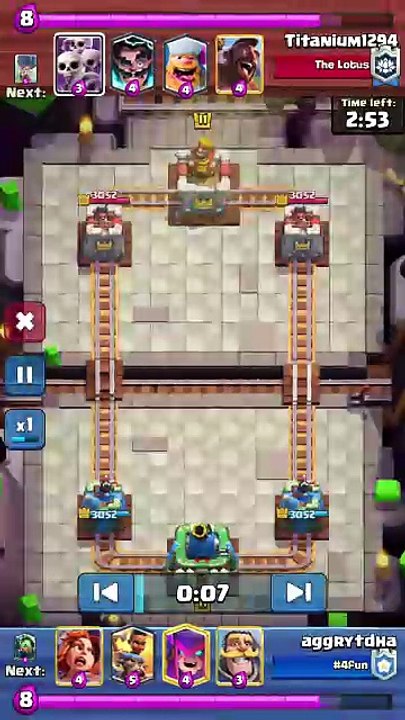 Clash Royale: 30/12 gameplay (mother witch build)