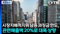 시장지배적지위 남용 과징금 한도, 관련매출액 20%로 대폭 상향 / YTN