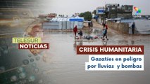 Gaza enfrenta doble desastre por clima invernal y ataques de Israel