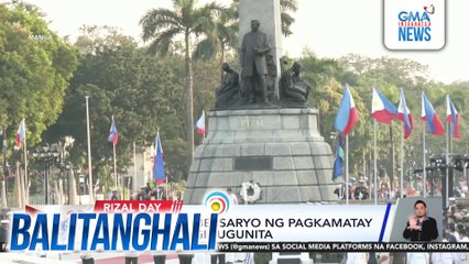 Ika-129 na anibersaryo ng pagkamatay ni Jose Rizal, ginugunita | Balitanghali