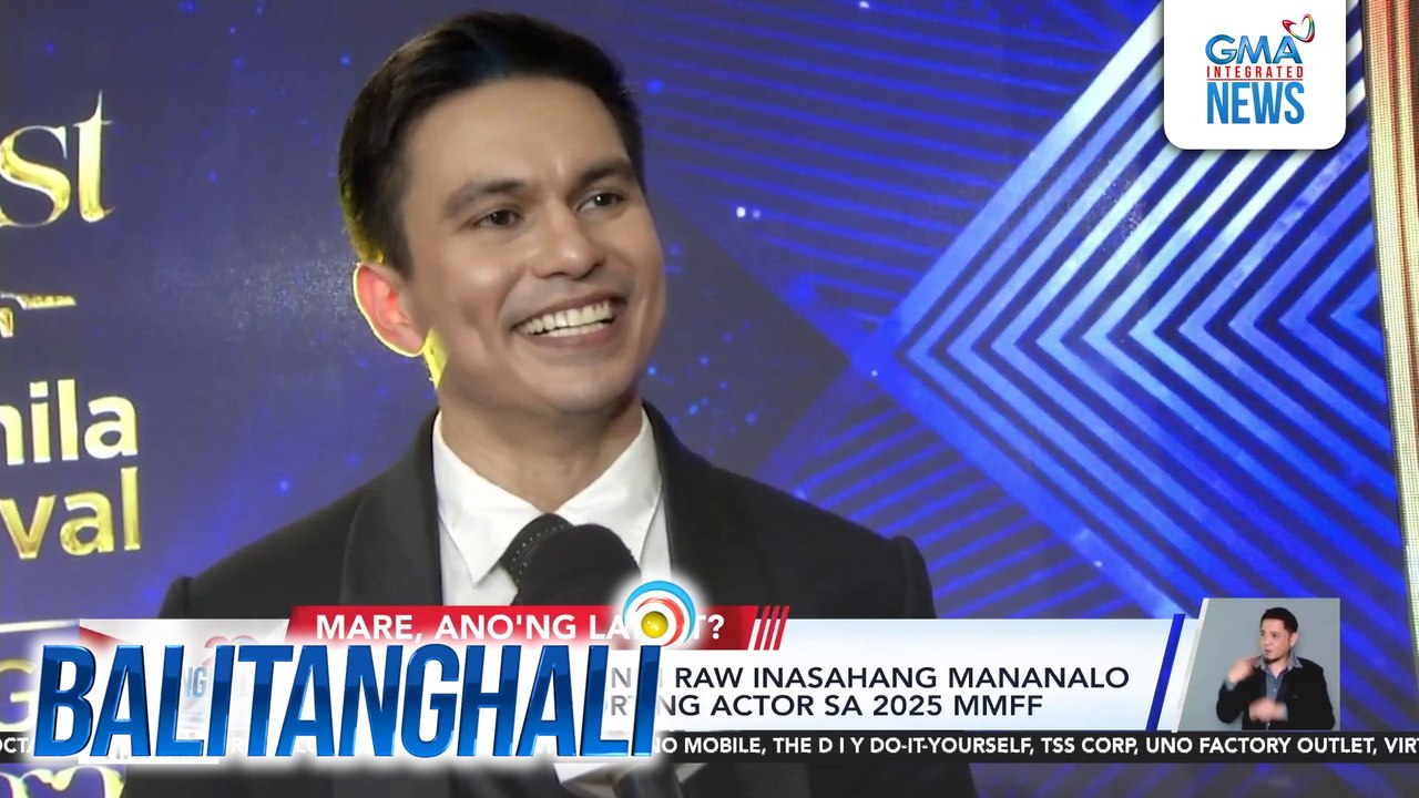 Tom Rodriguez, hindi raw inasahang mananalo bilang Best Supporting Actor sa 2025 MMFF | Balitanghali