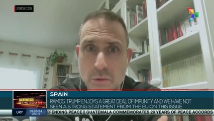 Spanish journalist Miquel Ramos criticized the European Union's position on the U.S