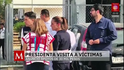 Sheinbaum anuncia apoyo económico a familias afectadas por accidente del Tren Interoceánico