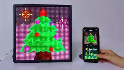 LED pixel display art display with Bluetooth app control
