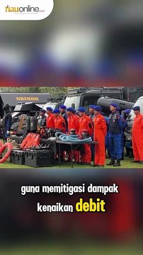 Pintu PLTA Dibuka, Pasukan Polda Riau Siaga Antisipasi Banjir di Kampar-Pelalawan