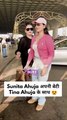 Sunita Ahuja with daughter Tina Ahuja spotted at Mumbai airport