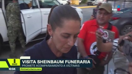 Descarrilamiento del Tren Interoceánico: Sheinbaum visitó a familiares de las personas fallecidas