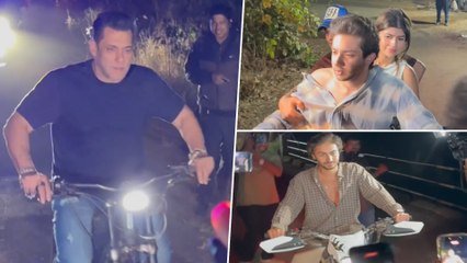 Salman Khan, Arhaan Khan, Nirvan Khan & Anjini Dhawan's ATV Bike Ride | DHOOM 4 | Bhai's 60th Birthday Bash