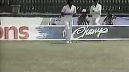 Ravi Shastri 15 off 65 Balls 102 Mins 2 Four vs West Indies