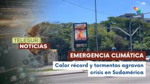Ola de calor récord y tormentas golpean con fuerza al sureste de Brasil