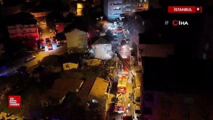 Ümraniye’de gecekondu yangını: Ev kullanılamaz hale geldi