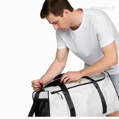 Bolsa de viaje blanca – colección J.A.M.L