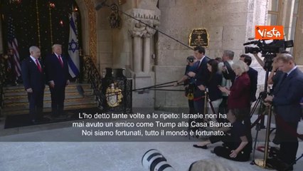 Netanyahu: «Non ho mai avuto un amico come Trump alla Casa Bianca»