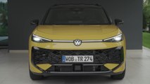 The new Volkswagen T-Roc Design Preview in Canary Yellow