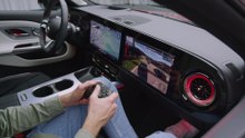 2025 Mercedes-Benz GLC 4th generation MBUX - Boosteroid Cloud-Gaming on Passenger Seat