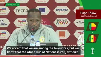 Senegal must embrace favourites tag - Thiaw