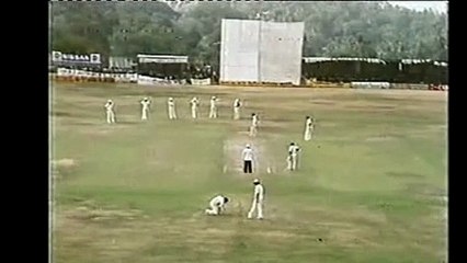 Susil Fernando 0 off 12 Ball Bowled by Rodney Hogg vs Aus Ist Test Kandy April 1983