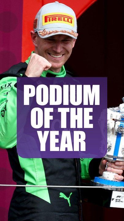 Podium of the Year belongs to Nico Hulkenberg for that unforgettable first F1 podium at Silverstone!