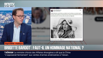 SIGNÉ BFM - Faut-il un hommage national pour Brigitte Bardot?