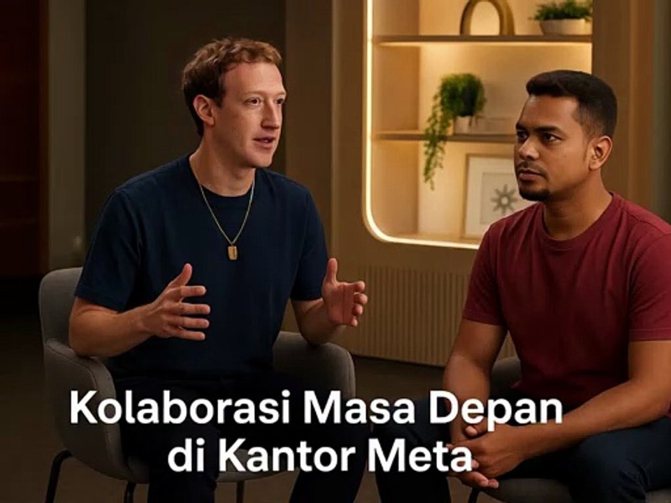 mark zuckerberg ai video dialog serius