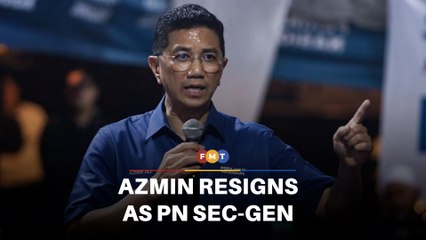 Azmin resigns as PN secretary-general