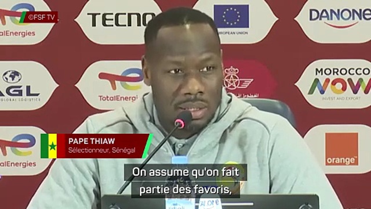 Thiaw : “On assume qu’on fait partie des favoris mais avec humilité”