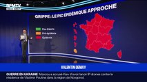 Grippe: le pic de l'épidémie bientôt atteint