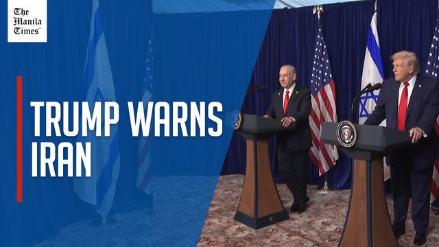 Trump addresses Iran, Abraham Accords, Chinese drills in joint presser with Netanyahu