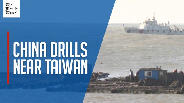 China fires rockets in military drills in Taiwan Strait