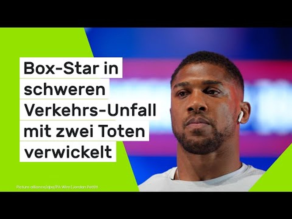 Box-Star Anthony Joshua in schweren Verkehrs-Unfall mit zwei Toten verwickelt