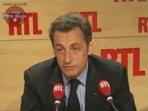Sarko à RTL sur les retraites