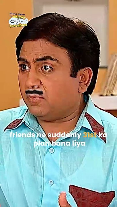 friends ne 31st ka plan bana liya! #tmkoc #relatable #trending #shorts #gift #friends #newyear