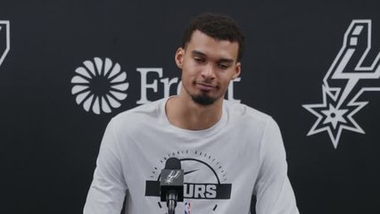 Spurs - Wembanyama : ''Parfois, on veut brûler les étapes''