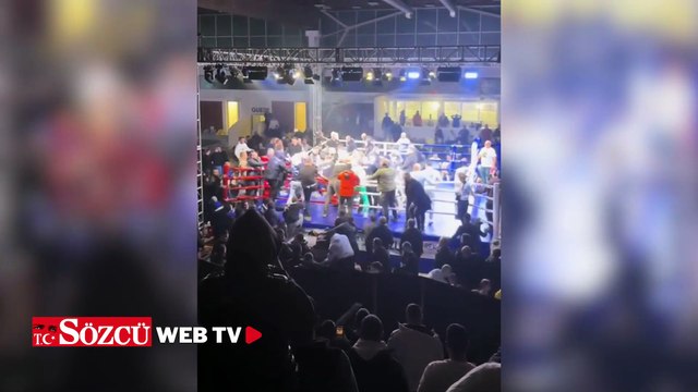 Nakavtla biten maçta ring savaş alanına döndü