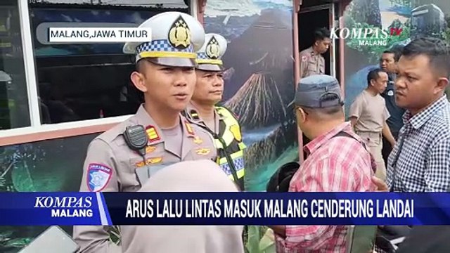 Pantauan Exit Tol SIngosari, Arus Lalu Lintas Masuk Malang Cenderung Landai