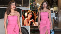 Actress Sakshi Malik Steps Out In Bandra, Stuns In A Gorgeous Pink Ensemble