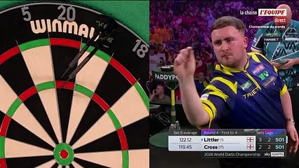 Perturbé par Rob Cross, Luke Littler s'en sort - Fléchettes - Championnat du monde