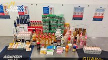 Bologna, nel 2025 scoperti al Marconi 346 chili di medicinali e cosmetici illegali: «Quattordici denunciati»