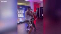 Anthony Joshua crash victim Sina Ghami trains with boxer in final video posted before his death