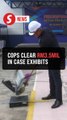 Cops dispose of case items worth RM3.5mil
