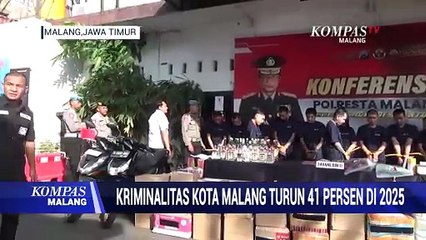 Angka Kriminalitas Kota Malang Turun 41 Persen Sepanjang 2025