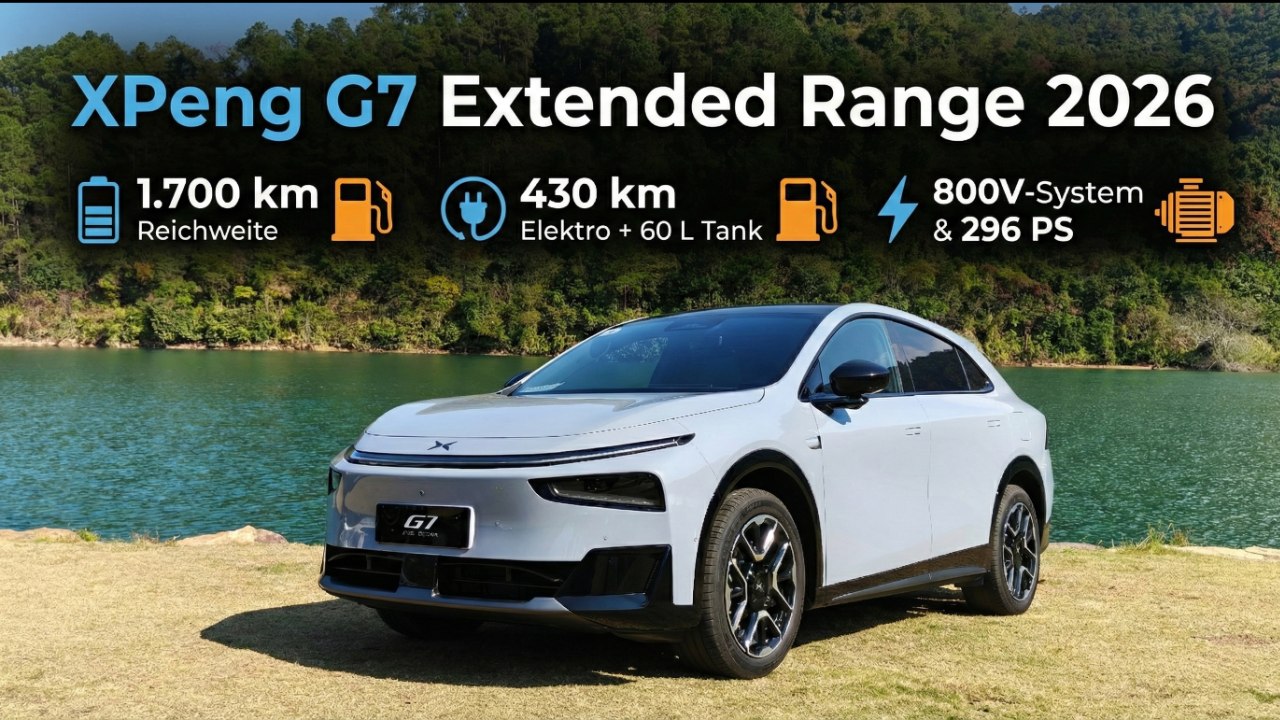 SUV-Premiere: XPeng G7 Extended Range mit 800V-System