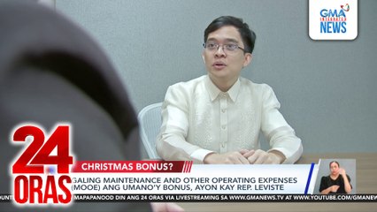 Rep. Leviste - May tig-P2M ang ilang kongresista; Rep. Puno - Dagdag-pondo ito para sa gastusing pampasko sa distrito tulad ng Christmas party | 24 Oras | 24 Oras