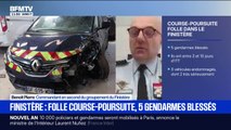 Gendarmes blessés lors d'une course poursuite dans le Finistère: l'un des individus interpellés 
